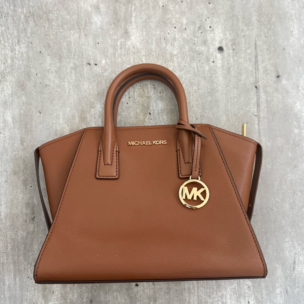 Michael Kors Tan Satchel Bag
